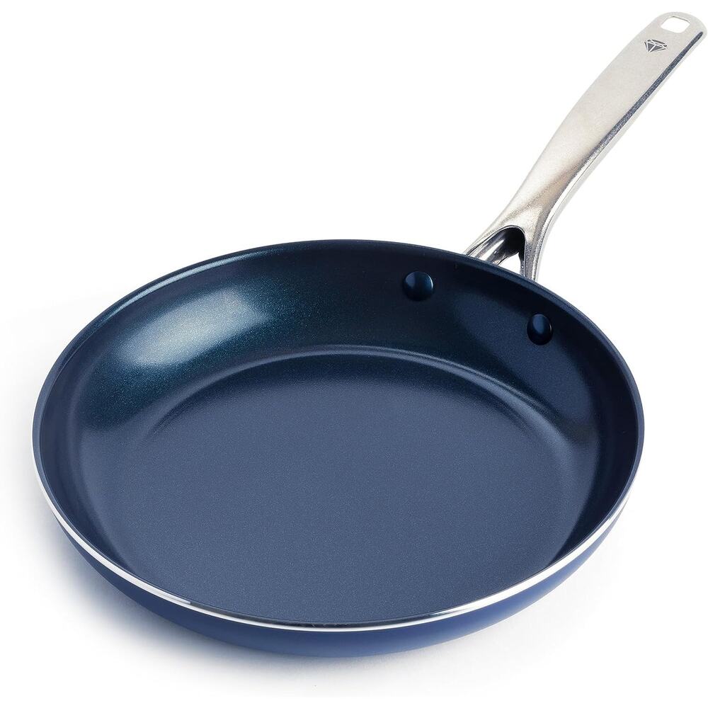Blue Diamond Cookware Diamond Infused Ceramic Nonstick 8’’Frying Pan Skillet,